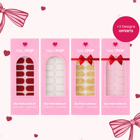 PACK BASIC - GEL PADS SANS UV - NAILYPOP