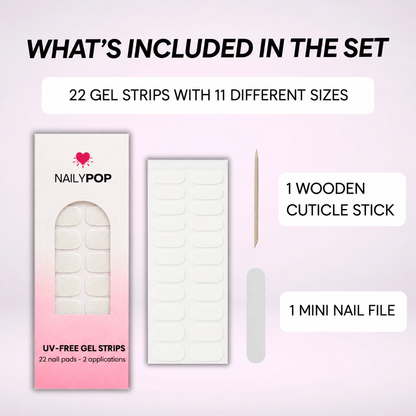 What's included in the set - Nailypop