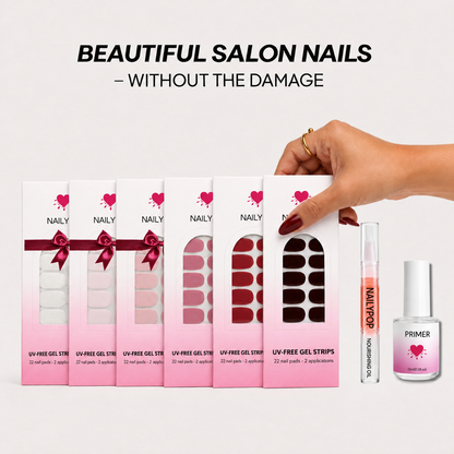 Beautiful salon nails without the damage - Nailypop 3+3 free pack