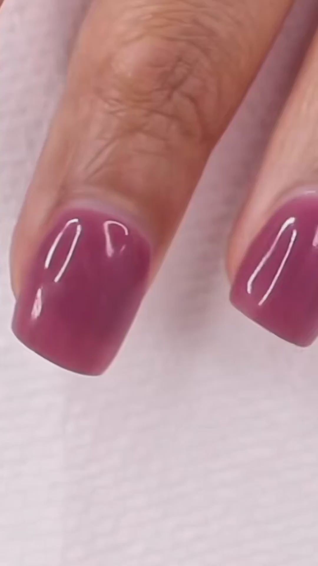Dip powder removal with cotton and foil (no sound)