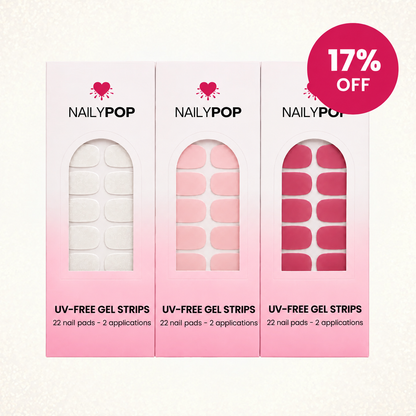 Nailypop refill pack - UV-free gel strips