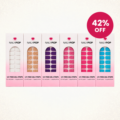 Nailypop refill pack - UV-free gel strips